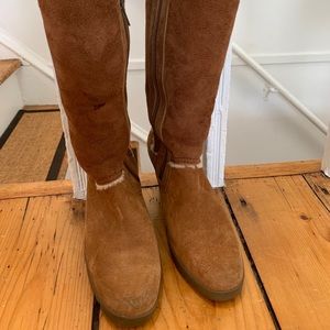UGG Wedge Sherpa Lined Boots